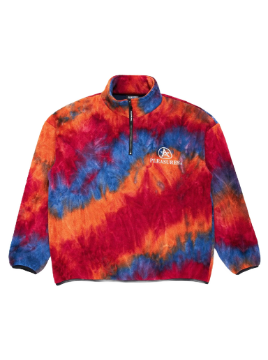 Sweatshirt Pleasures Orange Caffeine Polar Fleece Quarter Zip Sweatshirt Flerfarvet | P21F011