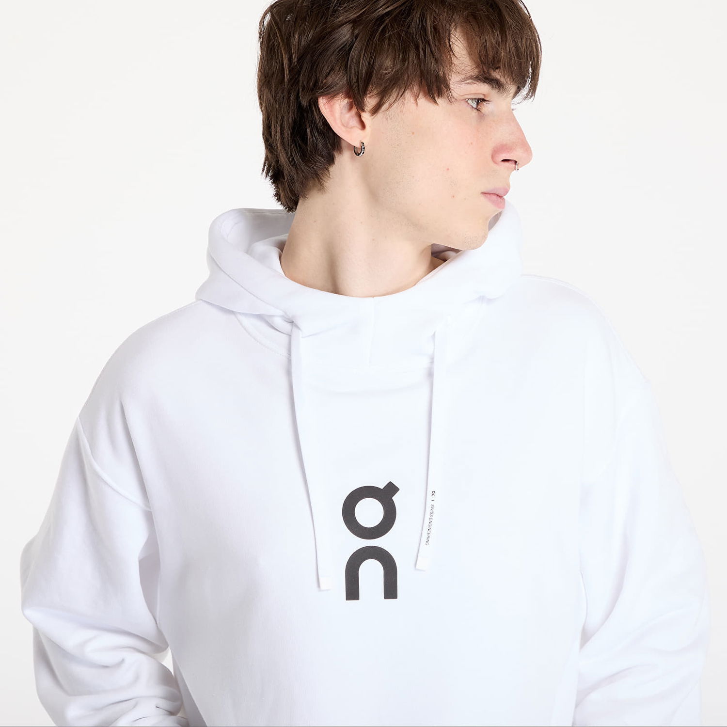 Sweatshirt On Running On Club Hoodie White S Hvid | 1ME10030069, 1