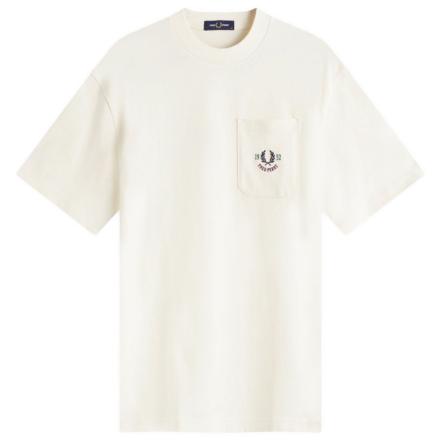 T-shirt Fred Perry Fred Perry Relaxed Fit 1952 Pocket T-Shirt Hvid | M9827-560, 0