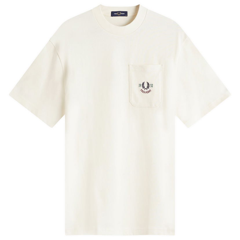 T-shirt Fred Perry Fred Perry Relaxed Fit 1952 Pocket T-Shirt Hvid | M9827-560