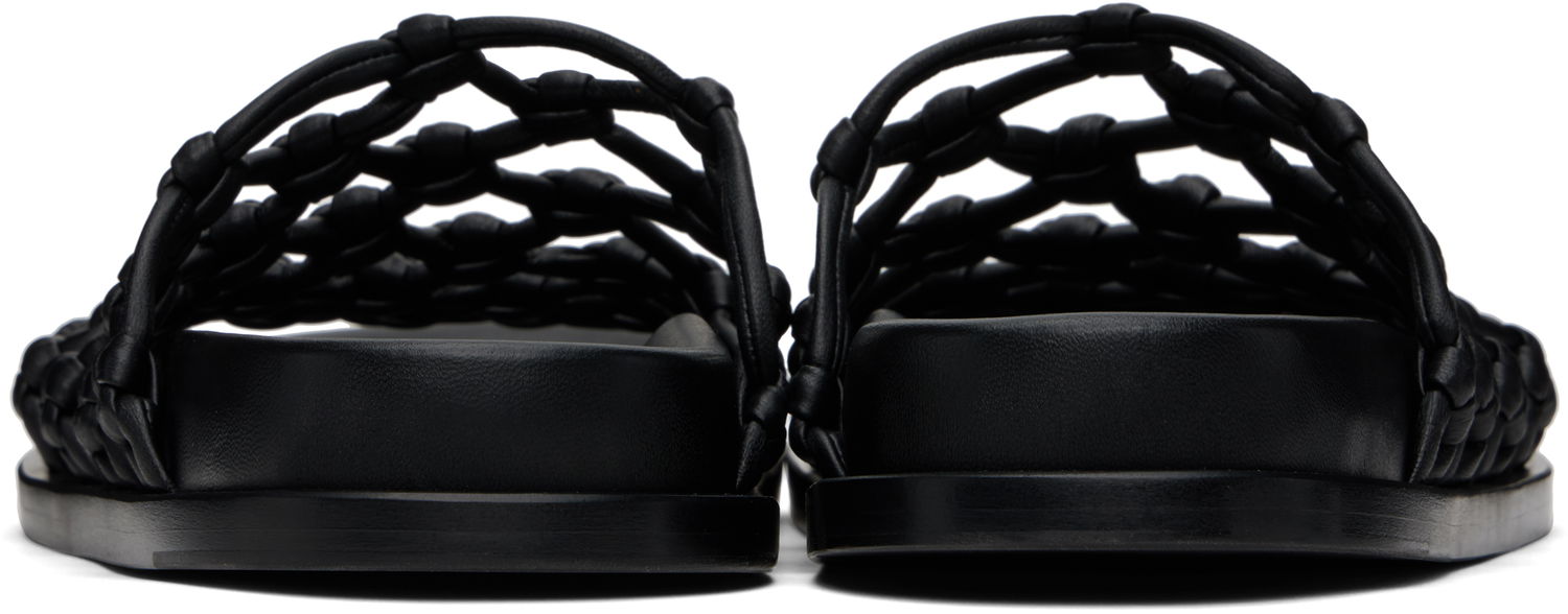 Sneakers og sko Jil Sander Jil Sander Hand-Knotted Sandals Sort | J15WX0008_P5810, 1