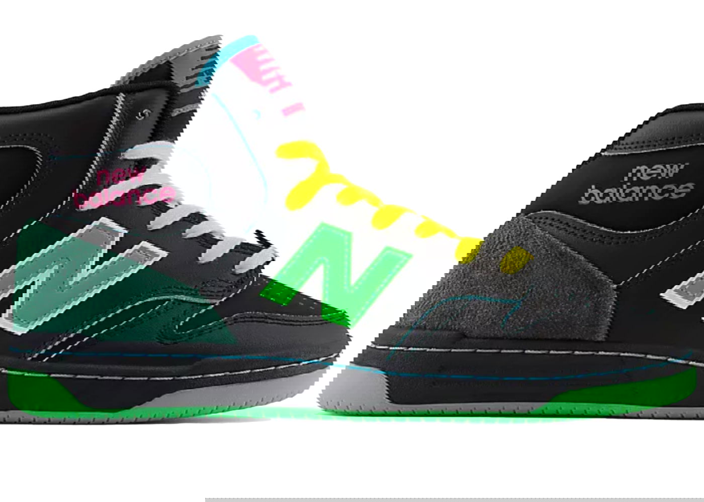 Sneakers og sko New Balance Numeric 480 High Natas Kaupas Sort | NM480HSN, 0