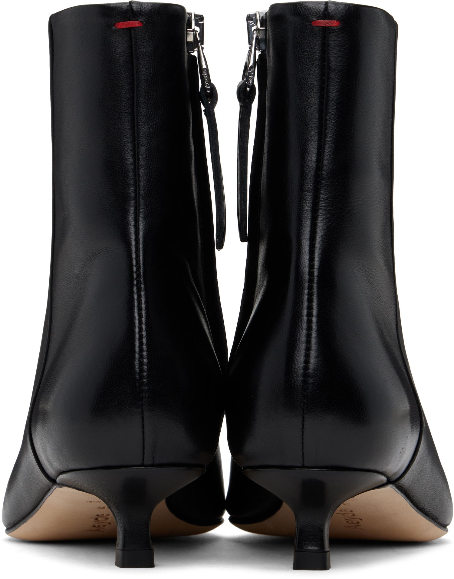 Tøj Aeyde Aeyde Sofie Leather Ankle Boots Sort | A11-AB-RMAP35KT-0122-800-007, 1