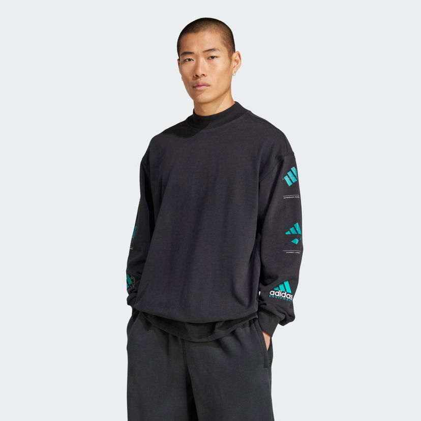 Sweatshirt adidas Performance EQT Long Sleeve Graphic Tee Sort | JN4849
