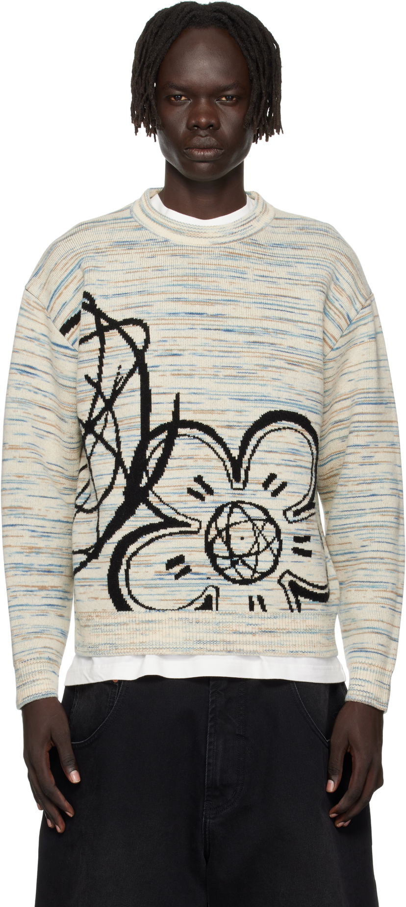 Sweater KENZO Kenzo Paris Futura 2000 Edition Reversible Sweater Flerfarvet | FF65PU7513CJ