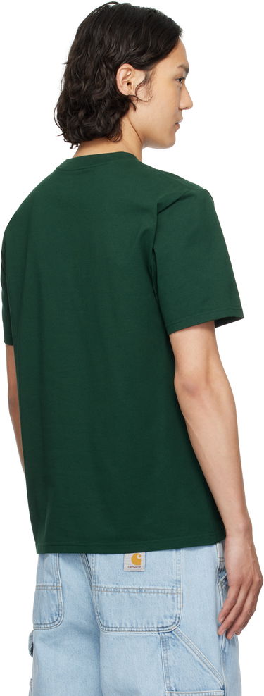 T-shirt Carhartt WIP Short Sleeve University Script T-Shirt Grøn | I034852, 2