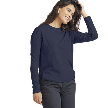 T-shirt Allbirds Merino Wool Long Sleeve T-Shirt, Size XS Mørkeblå | A12115W, 2