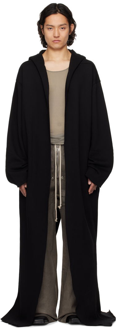 Sweater Rick Owens Rick Owens DRKSHDW Hollywood Dragging Hoodie Sort | DU01E3277 F, 0