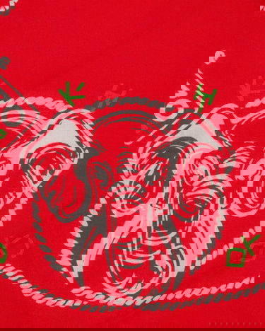 Tørklæde KENZO Levi’s® x Printed Bandana Rød | FD68EU230LE9 22, 4