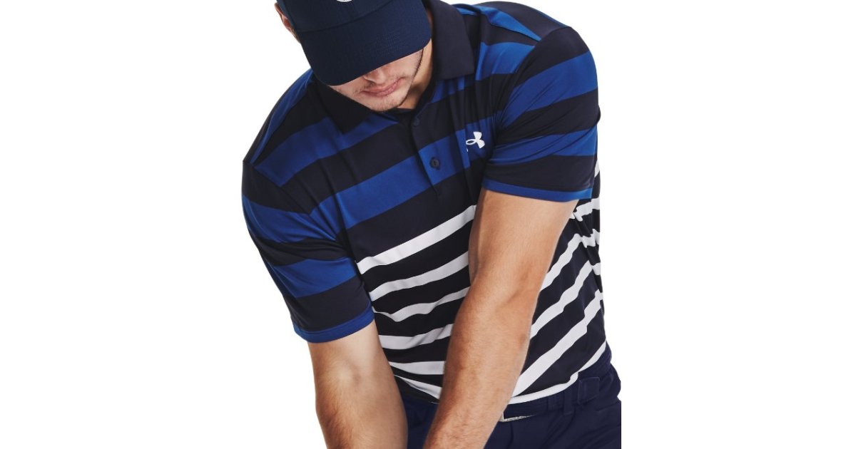 Polo skjorte Under Armour Playoff 3.0 Stripe Polo Shirt Flerfarvet | 1378676-411, 1