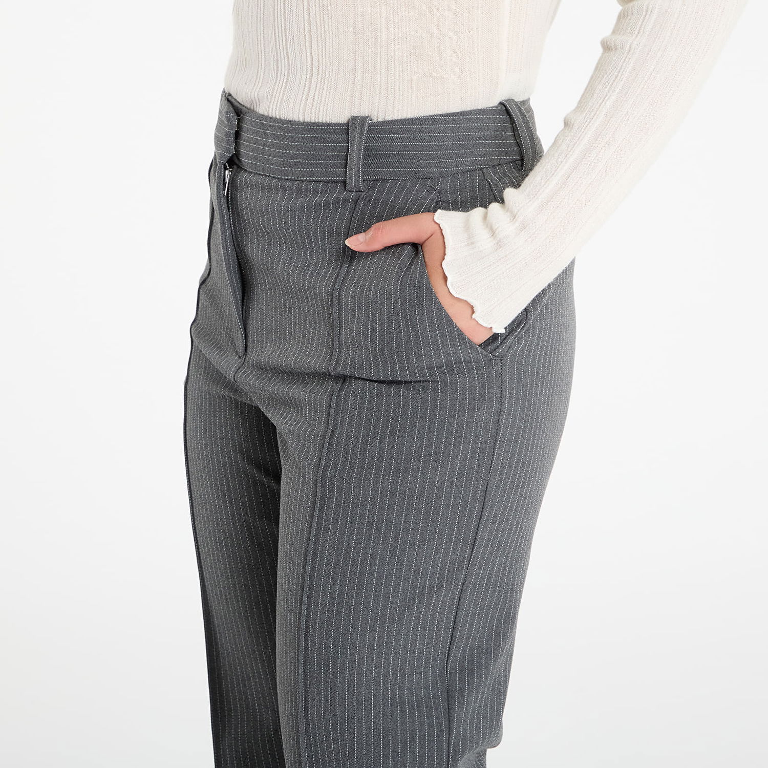 Bukser Samsoe Samsoe Samsøe Samsøe Salot Pinstripe Trousers Grå | F24300174_CLR002319, 1