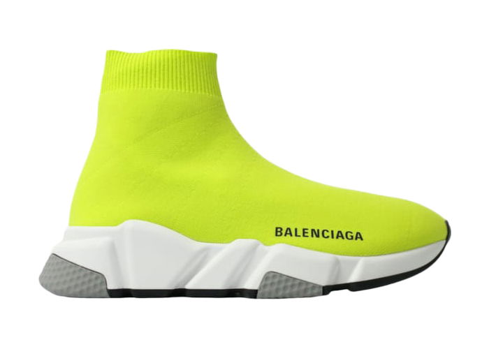 Sneakers og sko Balenciaga Speed Trainer Lime White Grey Black W Grøn | 587280W17217091, 0