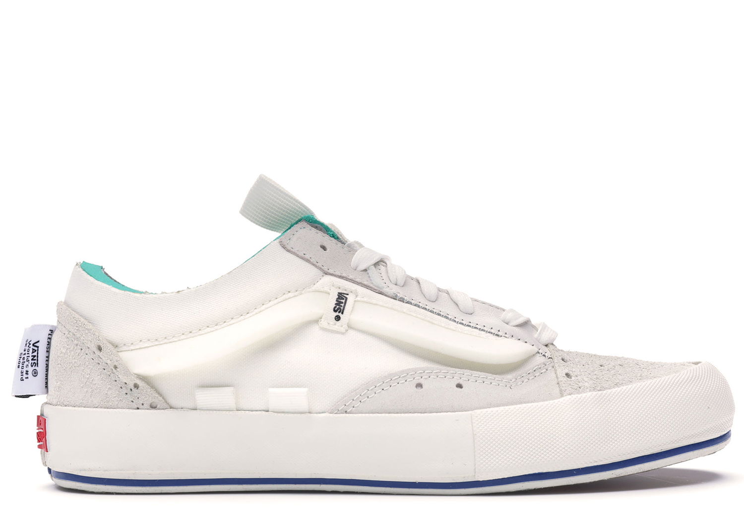 Sneakers og sko Vans Old Skool Cap Deconstructed Marshmallow Hvid | VN0A45K1VRW, 0