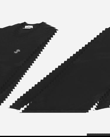 T-shirt Stone Island Garment Dyed Logo Sort | 791522713 A0029, 5