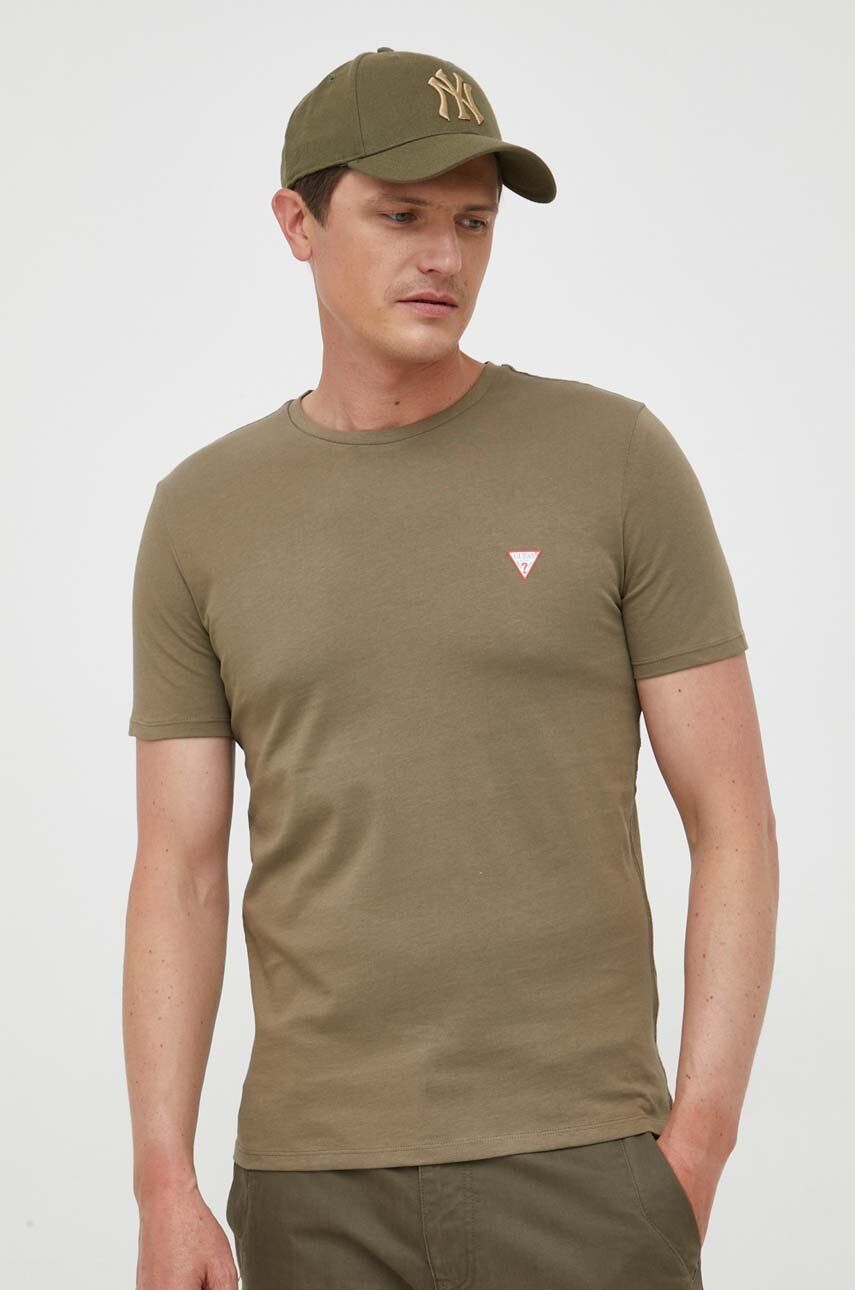 T-shirt GUESS Small Triangle Tee Grøn | M2YI36.I3Z14, 0