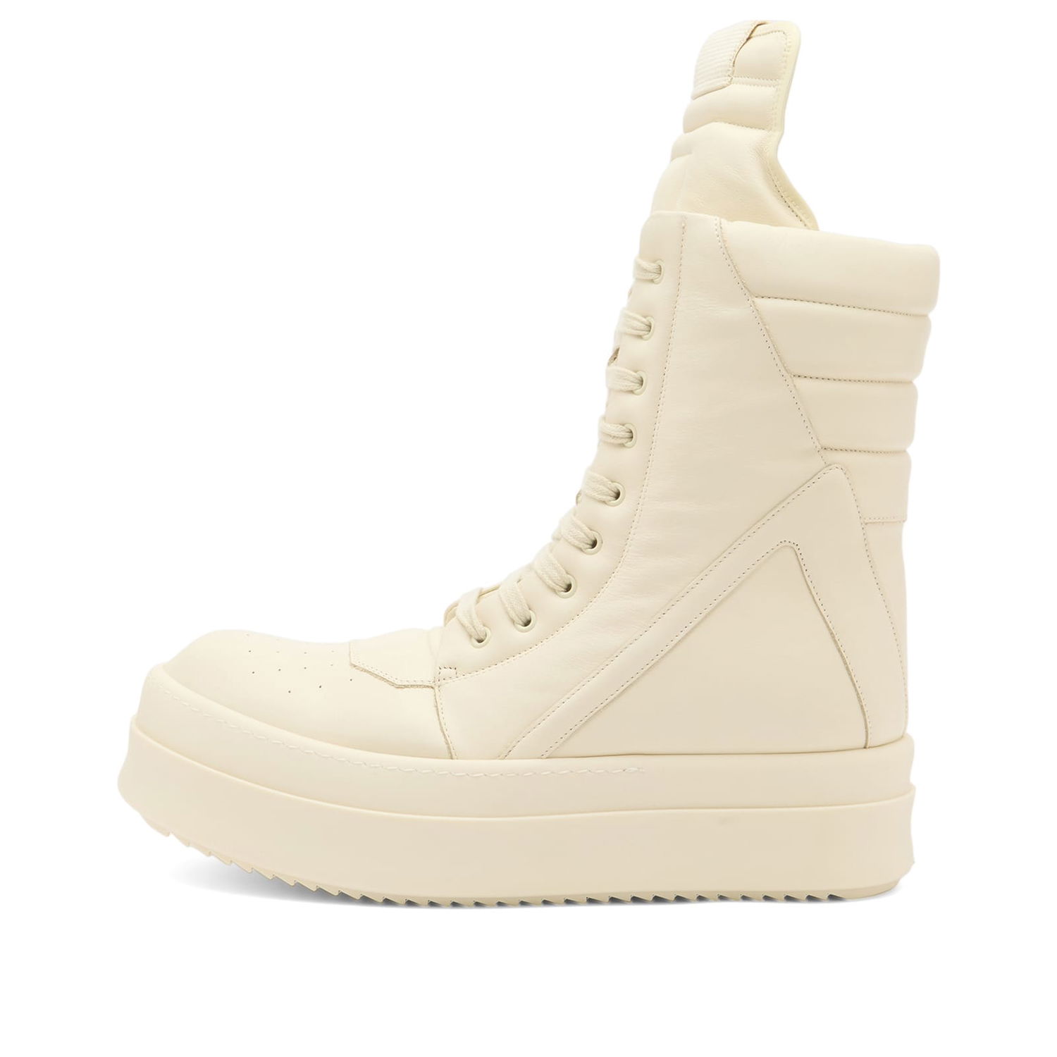 Sneakers og sko Rick Owens Mega Geobasket Sneakers Beige | RR02E1855-LCO-1111, 1