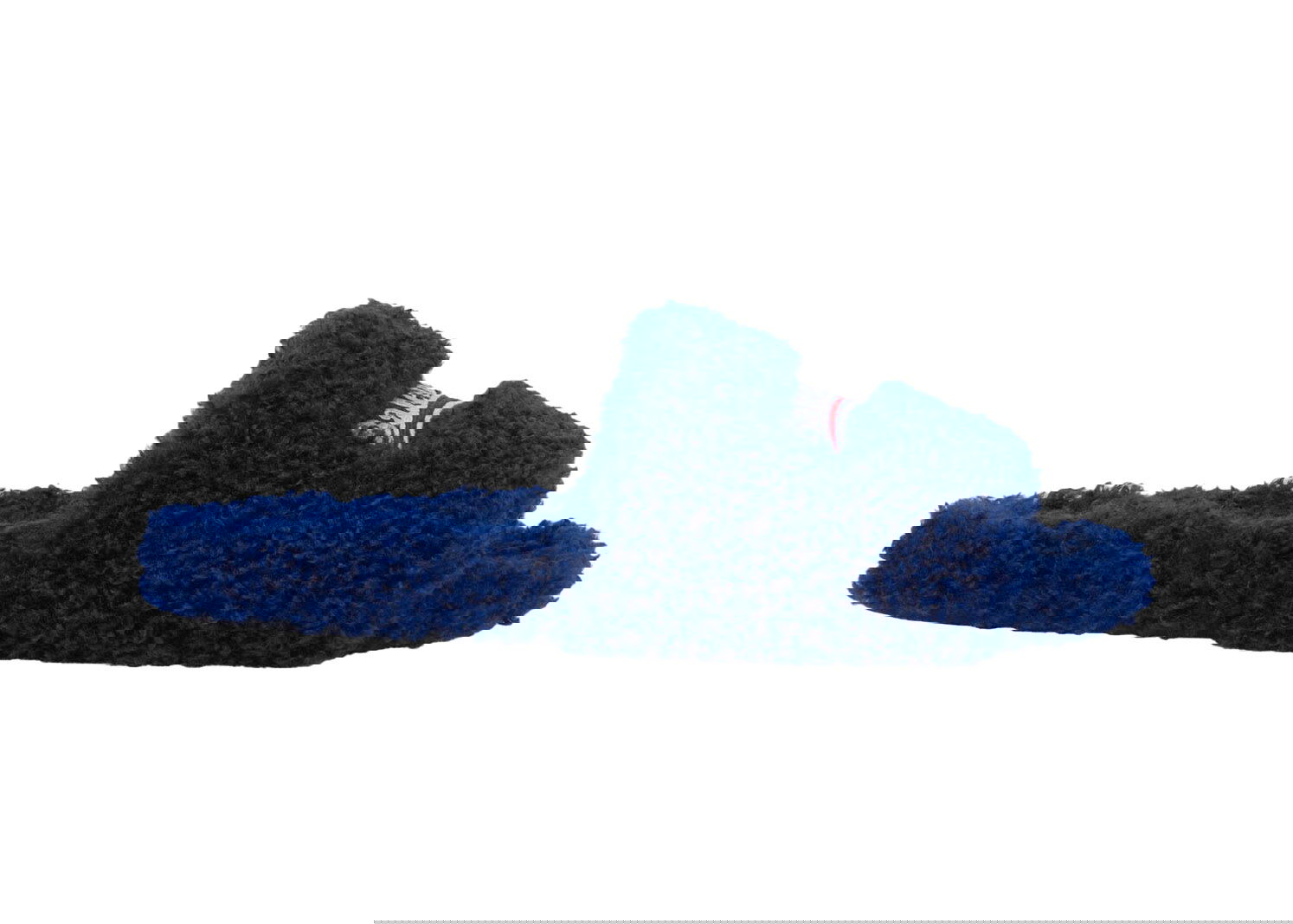 Sneakers og sko Balenciaga Furry Slide Blue Mørkeblå | 654747W2DO14096, 0