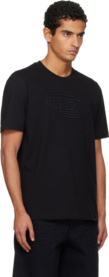T-shirt Diesel Diesel Oval Logo T-Shirt Sort | A174020NJBM9XX, 4