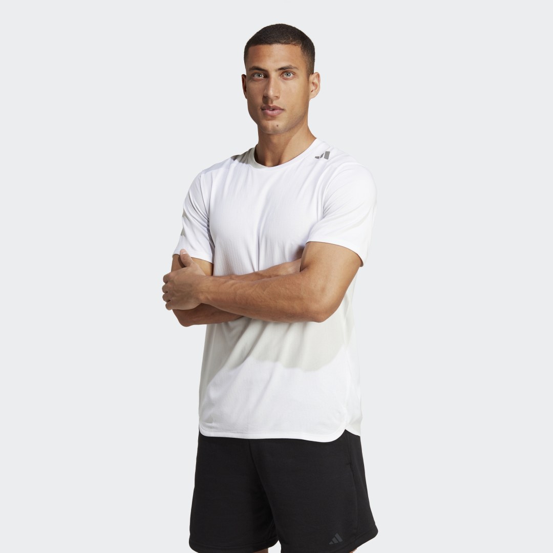 T-shirt adidas Performance Designed 4 Training HEAT.RDY HIIT Training Tee Hvid | IB9096, 0