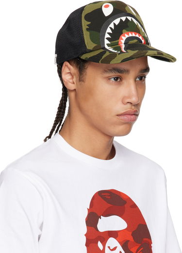 Kasket BAPE A Bathing Ape 1st Camo Shark Mesh Cap Grøn | 001CPK701008M, 1