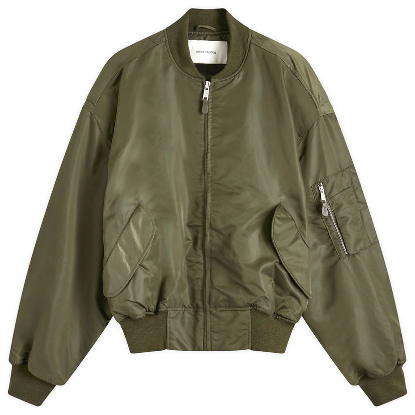 Bomberjakke Entire Studios Broad Bomber Jacket Grøn | ES2540KH-KHAKI