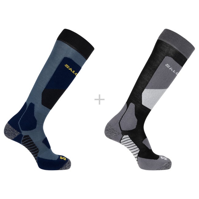 Sokker Salomon 2-Pack Performance Ski Socks Blå | LC2377800