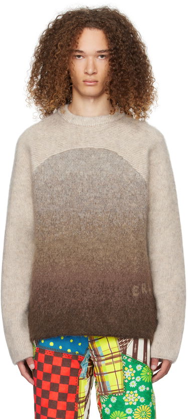 Sweater ERL Gradient Knit Sweater Brun | ERL07N201, 0