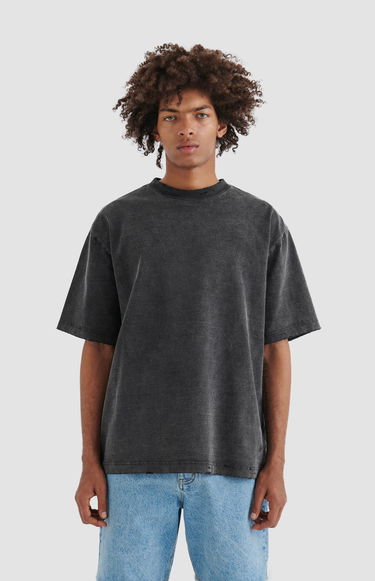 T-shirt AXEL ARIGATO Wes Distressed T-Shirt Sort | A2225001, 8