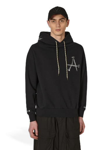 Sweatshirt Aries Bad Friday Hooded Sweatshirt Sort | STAR20014 BLK