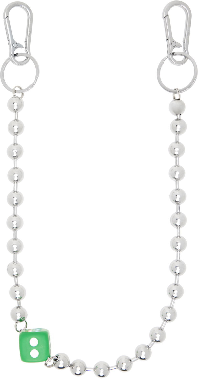 Nøgleringe VEERT VEERT Ball Dice Wallet Chain Keychain Grøn | KEYCH5