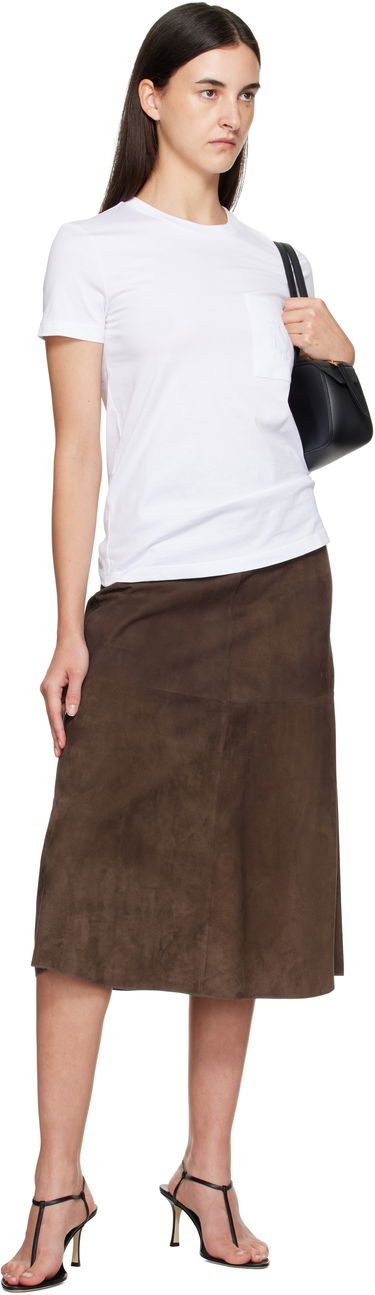 T-shirt Max Mara Max Mara Papaia Pocket T-Shirt Hvid | 2511941032600, 3