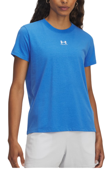 T-shirt Under Armour Under Armour Rival Core Short Sleeve T-Shirt Blå | 1383648-402, 0