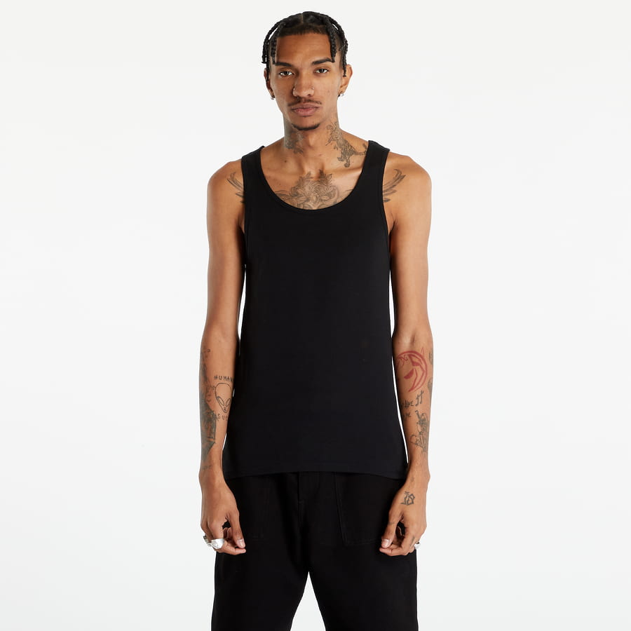 Tanktop Urban Classics 2-Pack Seamless Tanktop Sort | TB2252-00007, 0
