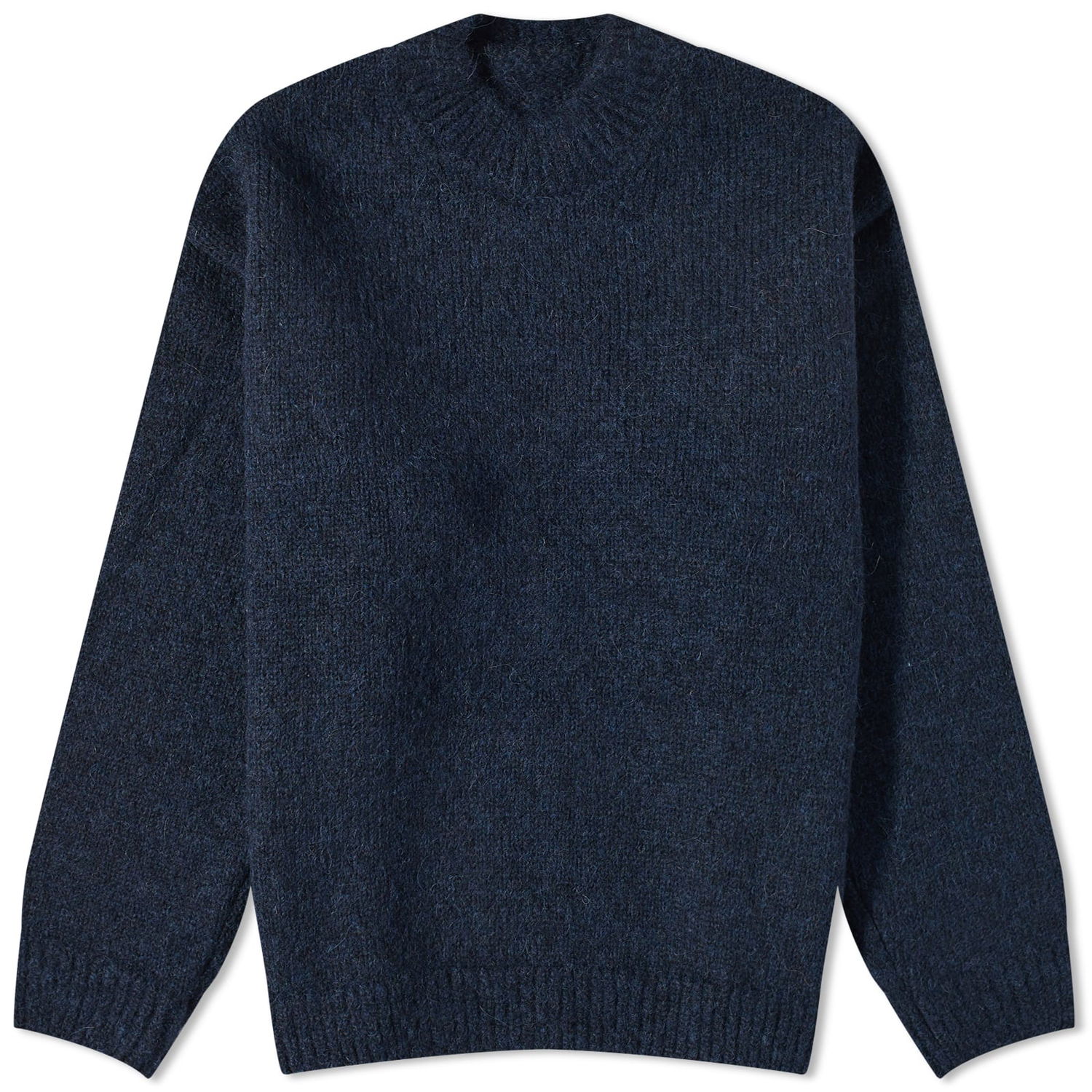Sweatshirt Jacquemus Pavane Logo Crew Knit Mørkeblå | 23H236KN284-2329-390, 0