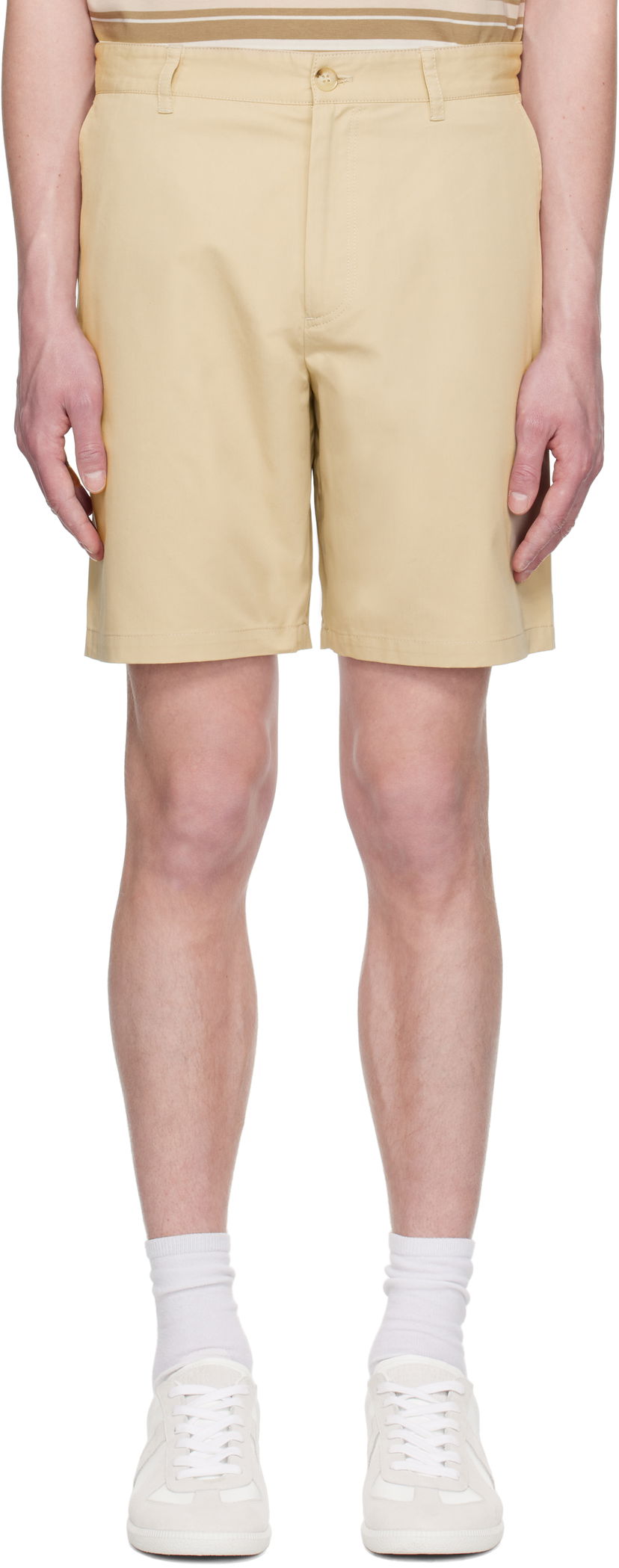 Shorts MAISON KITSUNÉ Maison Kitsuné Casual Shorts Beige | OM01413WW9031