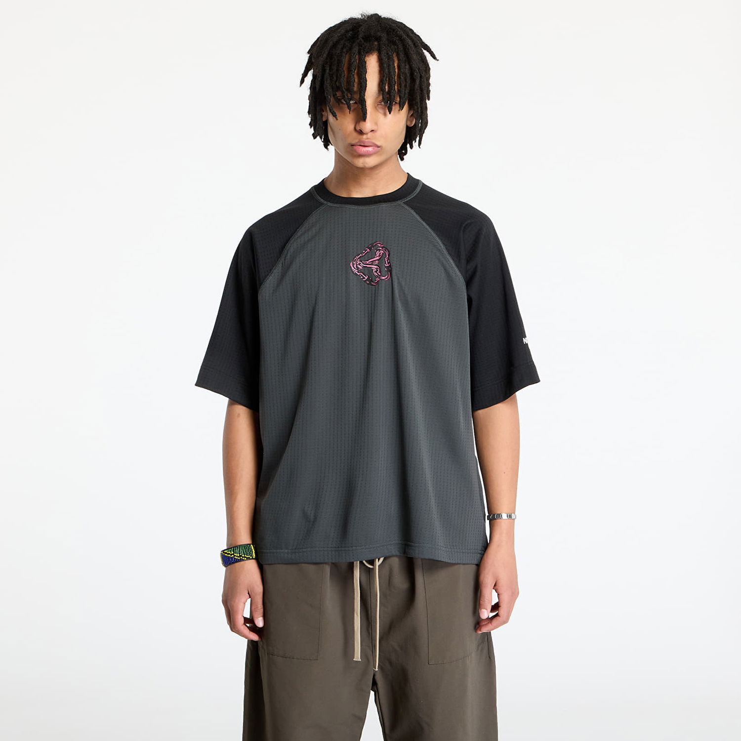 T-shirt The North Face Short Sleeve Dotknit Tee Grå | NF0A8CTKMN81, 0
