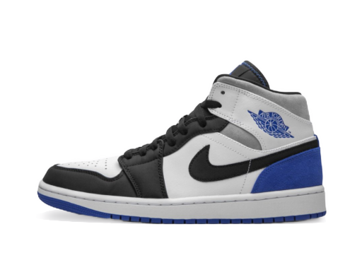 Limited Edition Jordan Air Jordan 1 Mid SE "Royal Black Toe" Blå | 852542-102