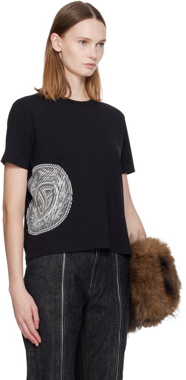 T-shirt Jean Paul Gaultier 'The Laurel Stamped' Baby T-shirt Sort | 25/04-W-TO376-J002-0001, 1