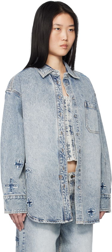 Skjorte Ksubi Oversized Klassic Kraftwerk Denim Shirt by Ksubi Blå | WPS25SH002, 1
