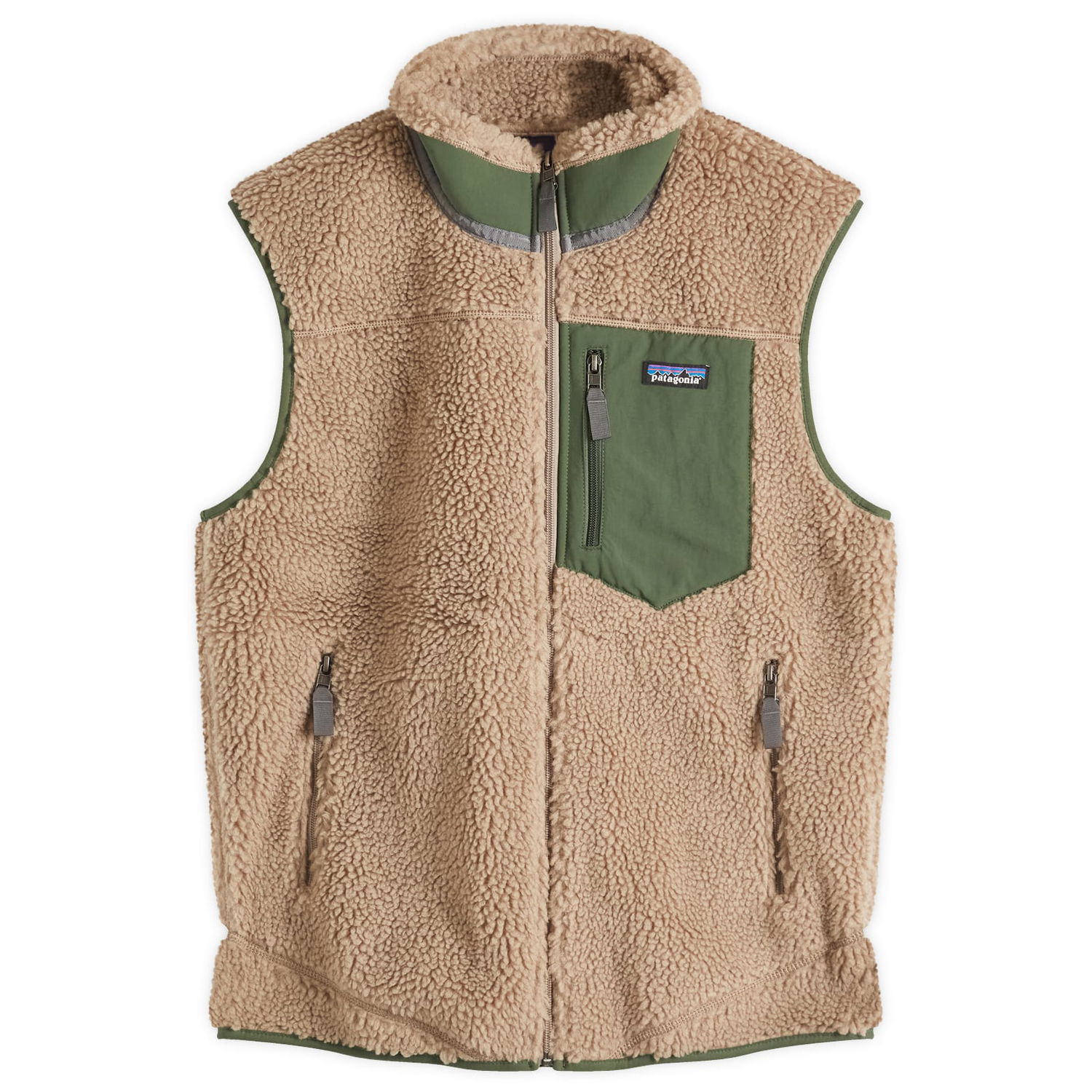 Vest Patagonia Classic Retro-X Fleece Vest Beige | 23048-SBDY, 1