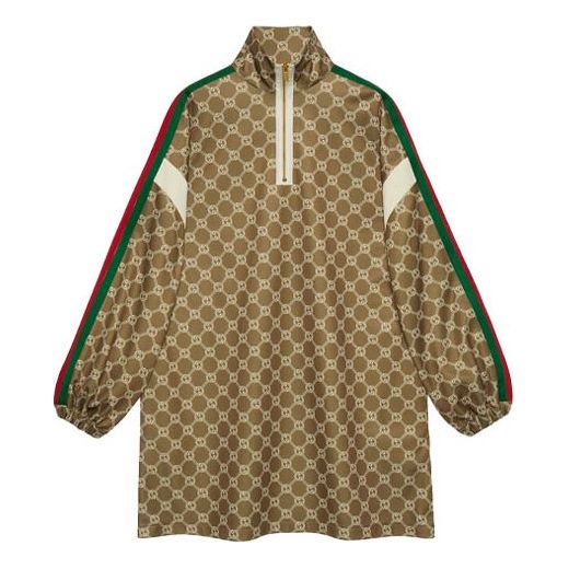 Sweater Gucci Gucci Interlocking G Technical Jersey Dress Brun | 678689-XJD1G-3357