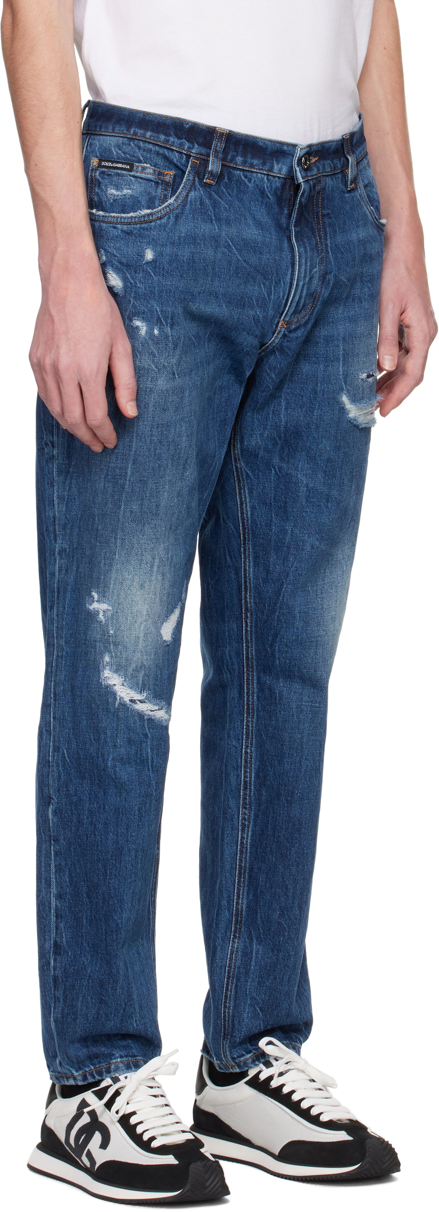 Jeans Dolce & Gabbana Dolce&Gabbana Loose Fit Jeans Blå | GYJDAZG8KE9, 1