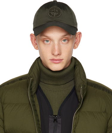 Kasket Stone Island Embroidered Cap Grøn | 791599576, 0