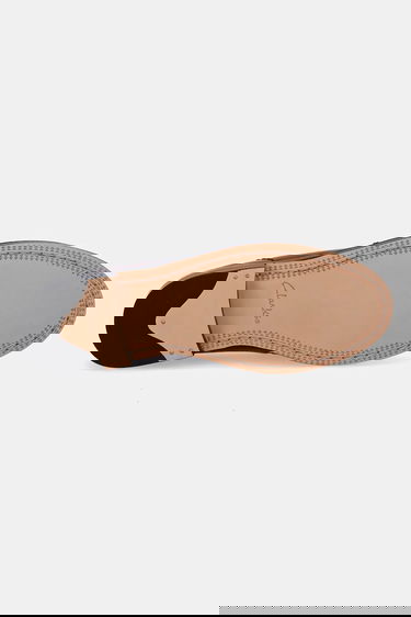 Sneakers og sko Clarks Originals Straven Edge Leather Loafers with Flat Heel Bourgogne | 26184847, 4