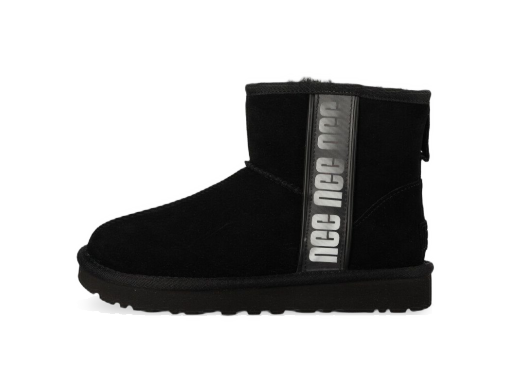Sneakers og sko UGG Classic Mini Slide Logo Sort | 1134962.BLK