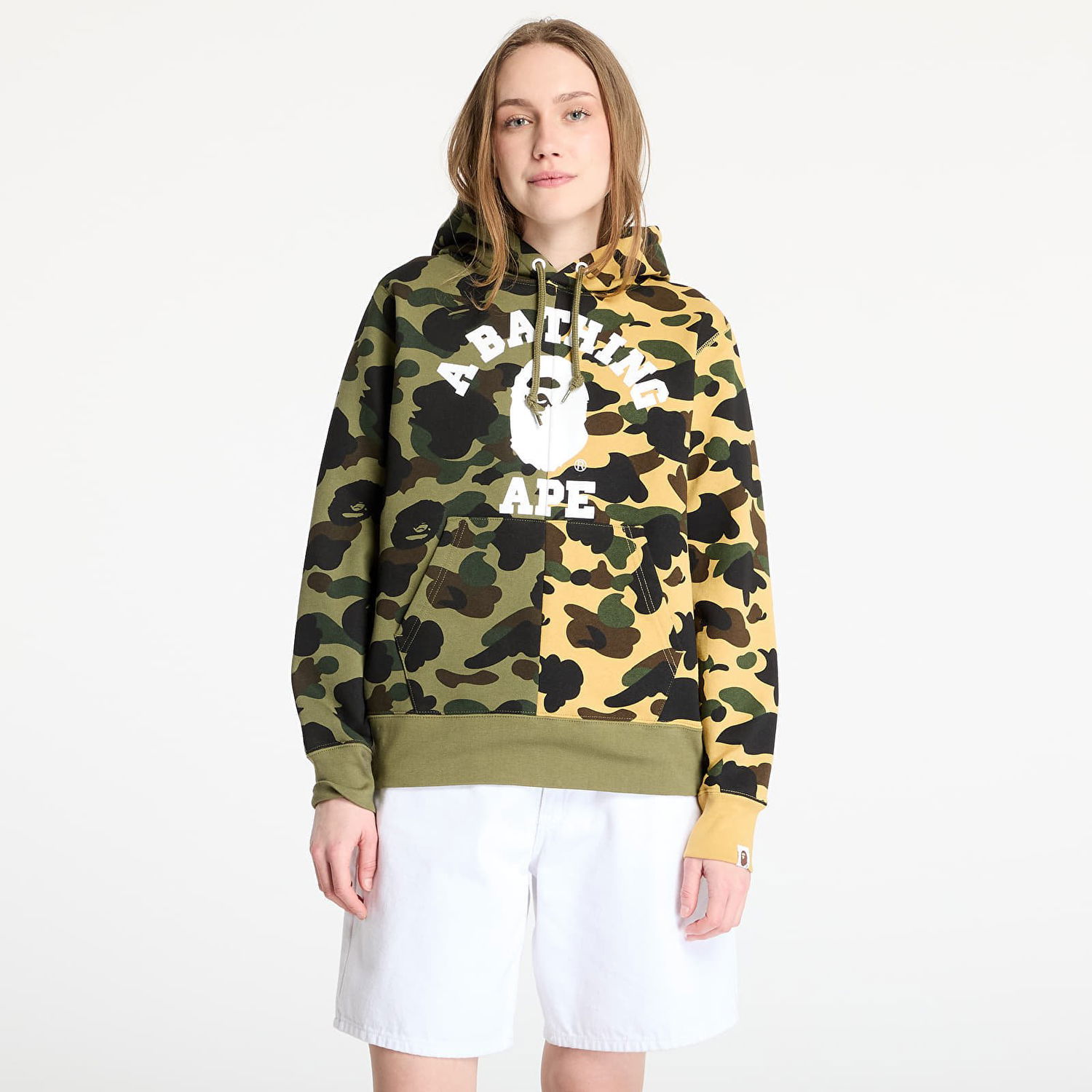 Sweatshirt BAPE A BATHING APE 1st Camo Separate Pullover Hoodie Flerfarvet | 001PPL301007MMUL, 0