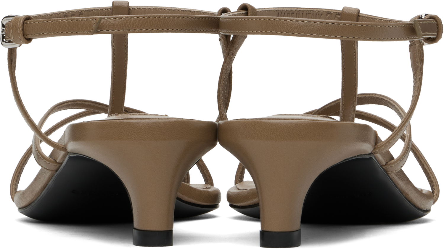 Sneakers og sko Jil Sander Jil Sander High Heeled Tie Sandals Brun | J15WP0129_P8389, 1