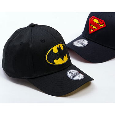 Kasket New Era Youth 9FORTY DC Print Warner Bros. Batman Adjustable Hat Sort | 60667544, 3