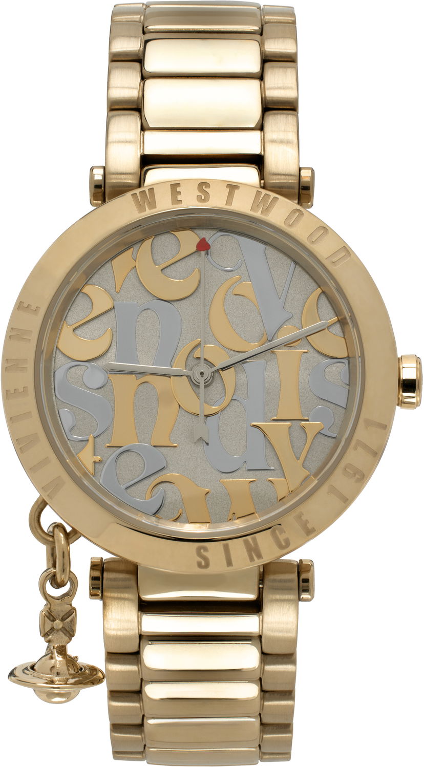Ur Vivienne Westwood Orb Logomania Watch Metalisk | VV315LWGGD