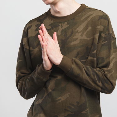 Sweater Urban Classics Camo Crewneck Grøn | TB1782 camo green, 2